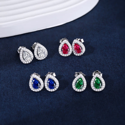 [Clover Jewelrys]Luxurious Water Drop Shape Earrings