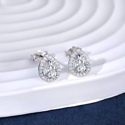 [Clover Jewelrys]Luxurious Water Drop Shape Earrings