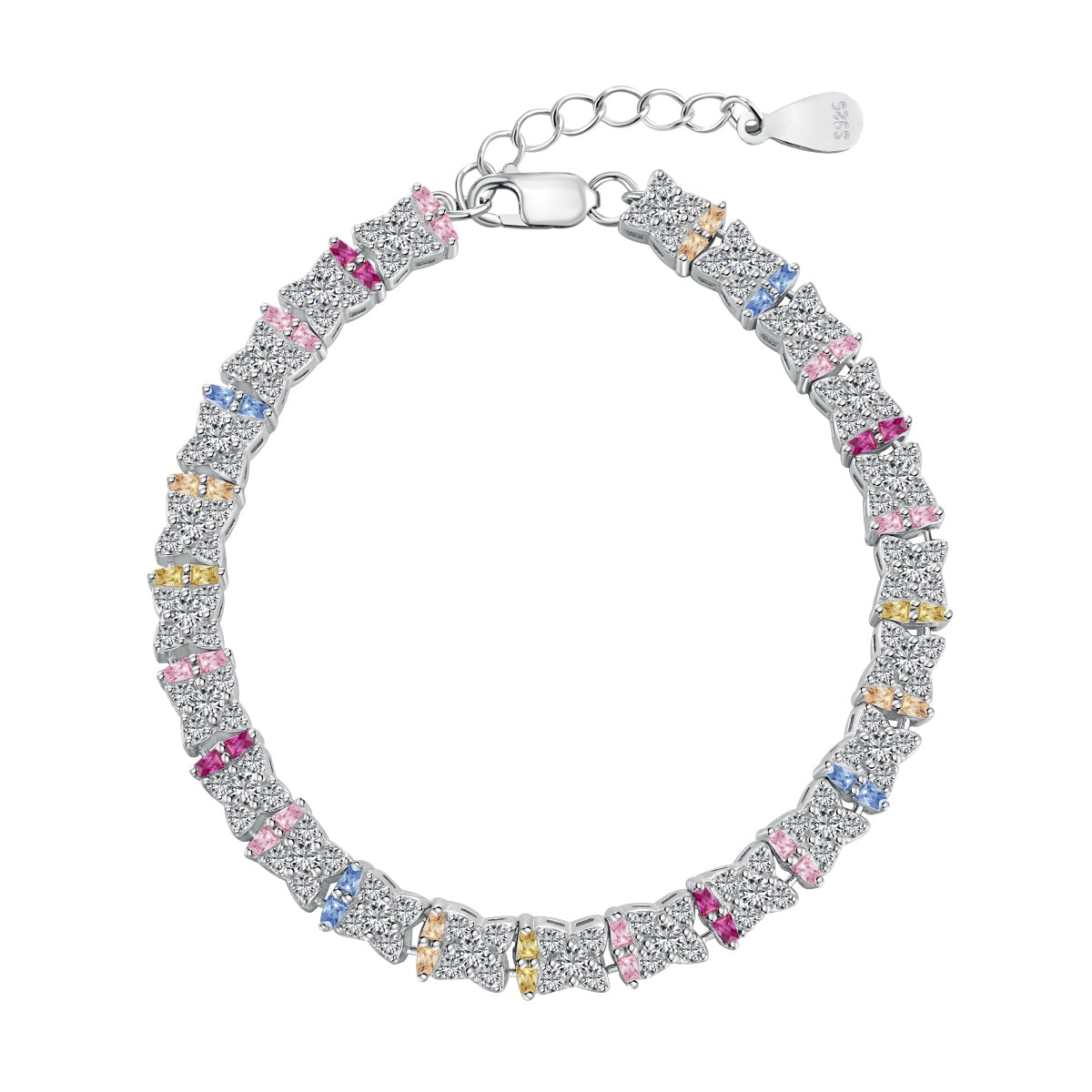 [Clover Jewelrys]Unique Colorful Flower Shape Daily Bracelet