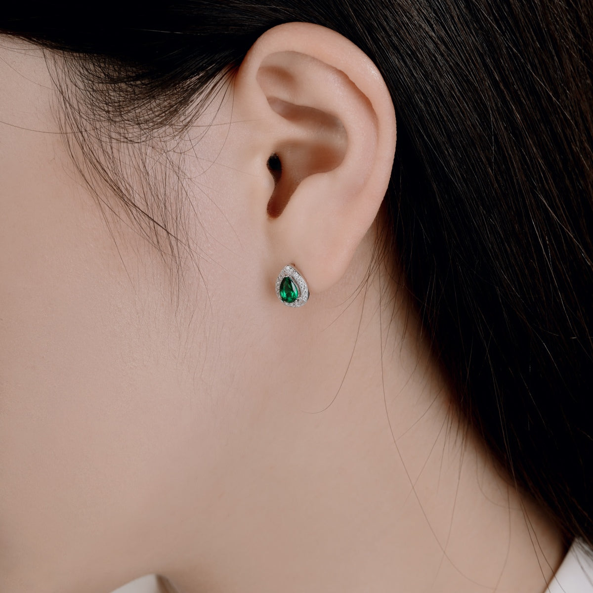 [Clover Jewelrys]Luxurious Water Drop Shape Earrings