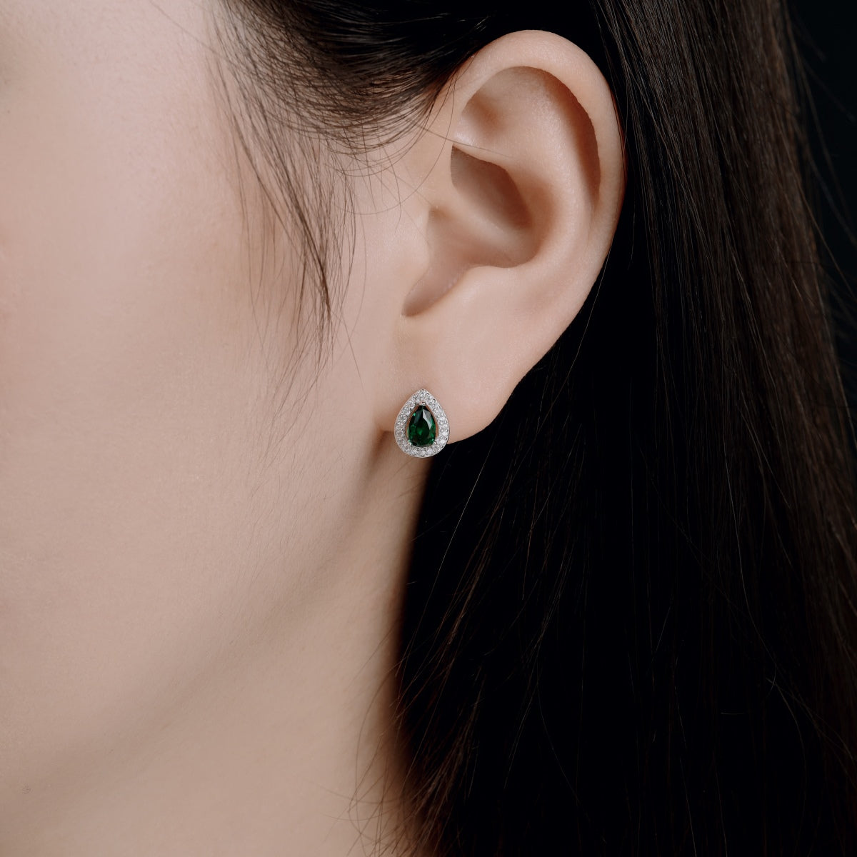 [Clover Jewelrys]Luxurious Water Drop Shape Earrings