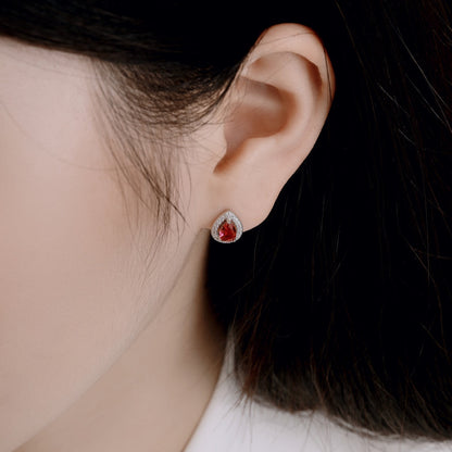 [Clover Jewelrys]Luxurious Water Drop Shape Earrings