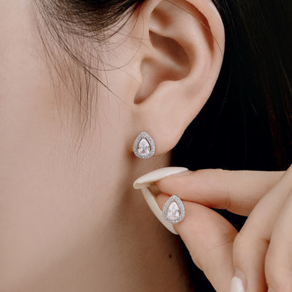 [Clover Jewelrys]Luxurious Water Drop Shape Earrings