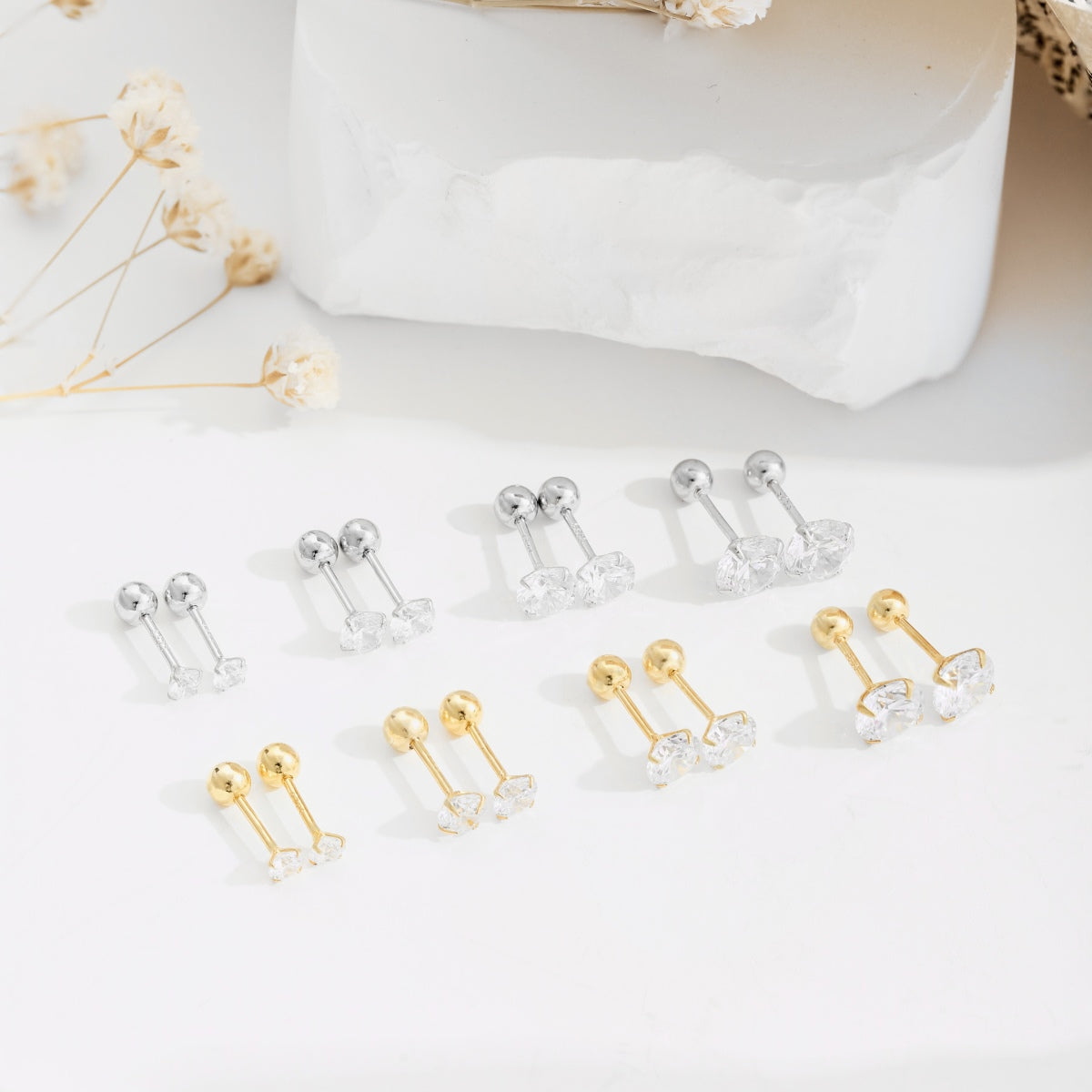 [Clover Jewelrys]Unique U-Shaped Ear Bone Earrings