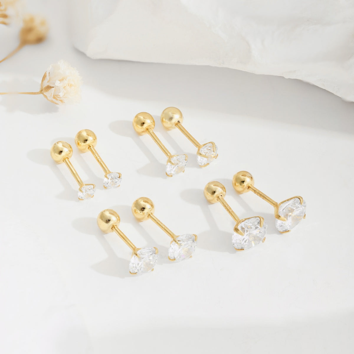 [Clover Jewelrys]Unique U-Shaped Ear Bone Earrings