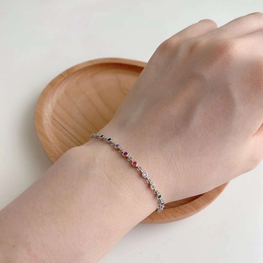 [Clover Jewelrys]Colorful Bead Array Bracelet