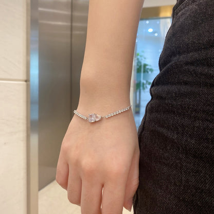 [Clover Jewelrys]Dazzling Unique Multi Shape Lover Bracelet