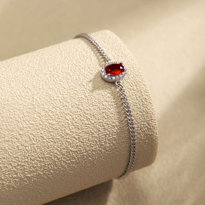 [Clover Jewelrys]Exquisite Oval Shape Bracelet