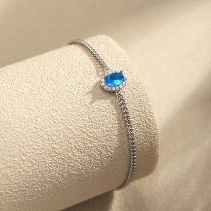 [Clover Jewelrys]Exquisite Oval Shape Bracelet