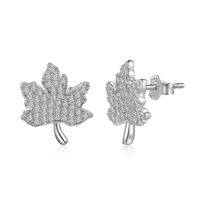 [Clover Jewelrys]Exquisite Maple Leaf Design Earrings