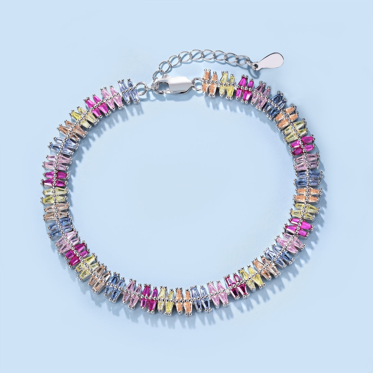 [Clover Jewelrys]Sparkling Exquisite Multi Cut Party Bracelet