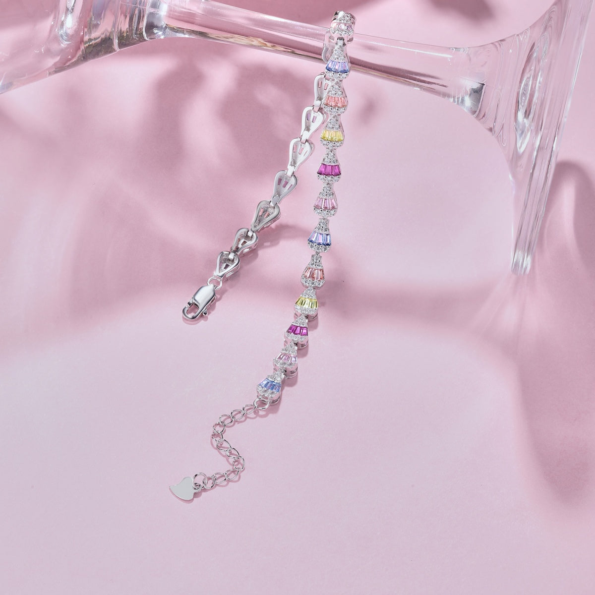 [Clover Jewelrys]Radiant Water Drop Shape Daily Bracelet