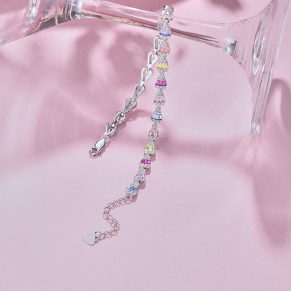 [Clover Jewelrys]Radiant Water Drop Shape Daily Bracelet