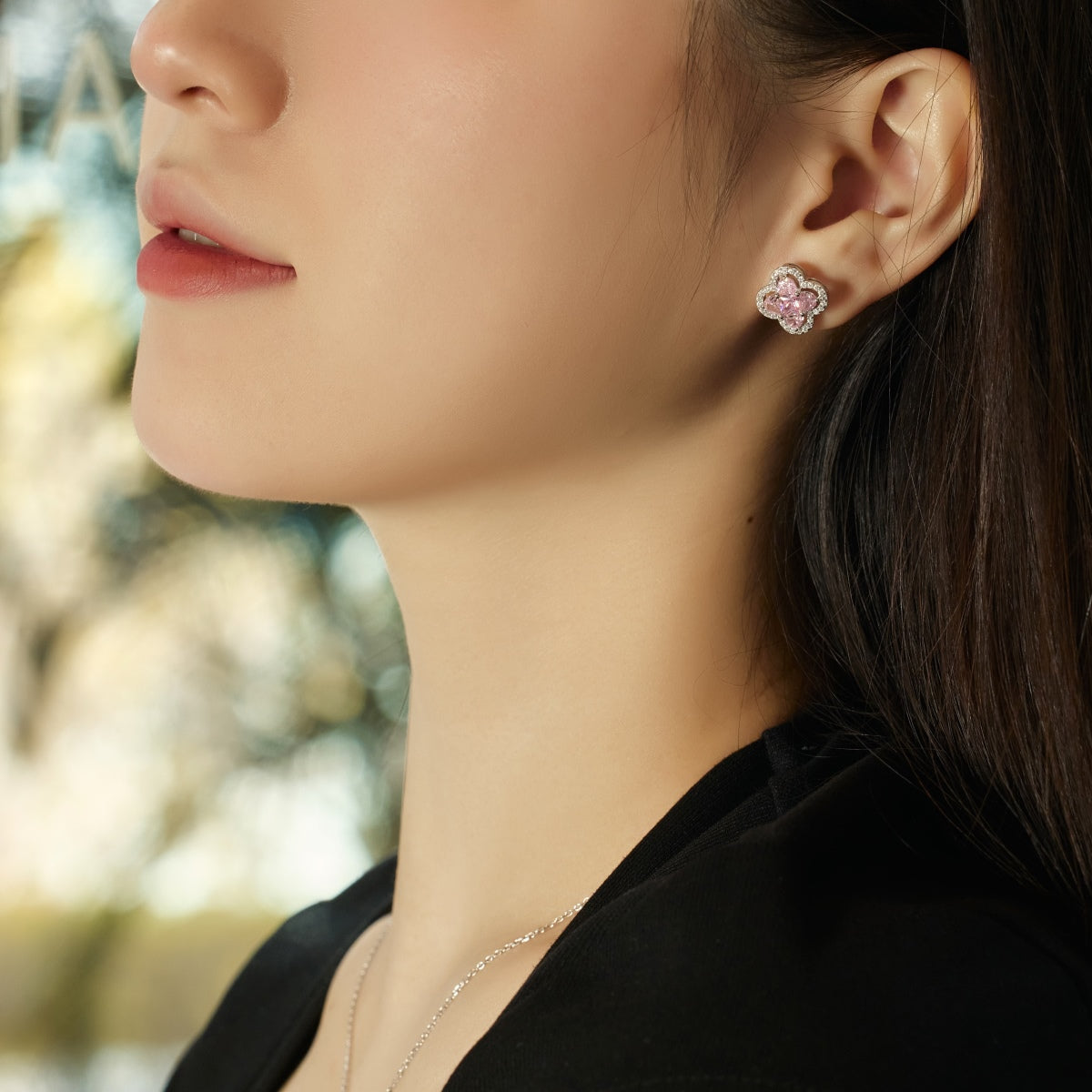 [Clover Jewelrys]Lucky Four-Leaf Clover Exquisite Earrings