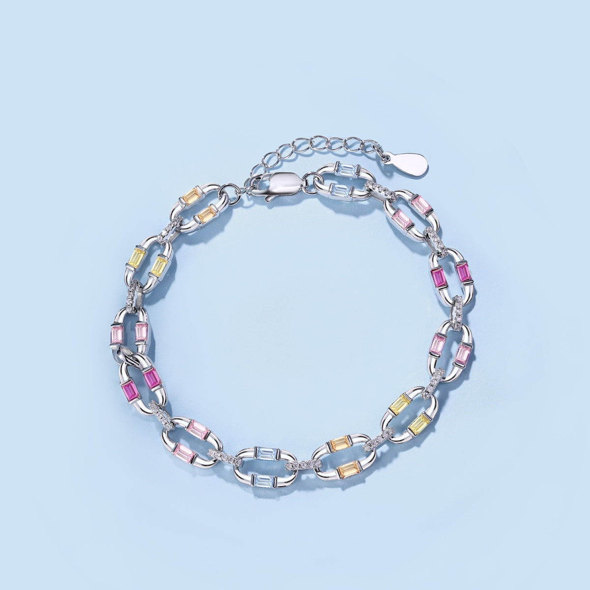 [Clover Jewelrys]Dazzling Colorful Daily Bracelet