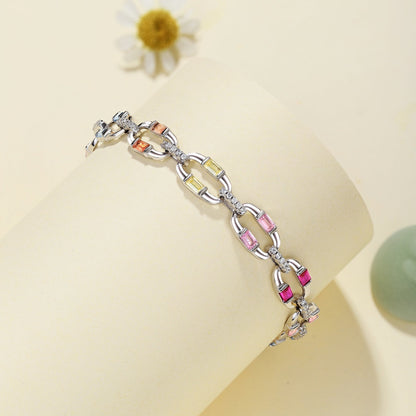 [Clover Jewelrys]Dazzling Colorful Daily Bracelet