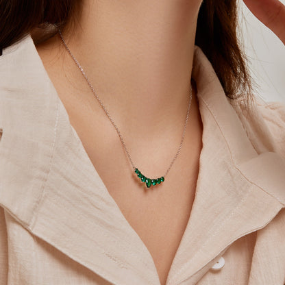 [Clover Jewelrys]Dainty Colorful Heart Necklace