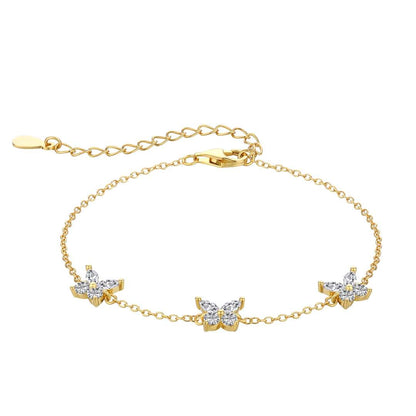 [Clover Jewelrys]Radiant Butterfly Shape Necklace