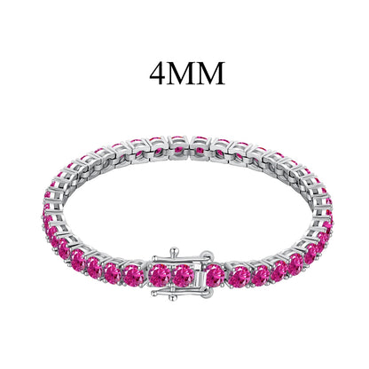 [Clover Jewelrys]Radiant Colorful Round Cut Party Bracelet