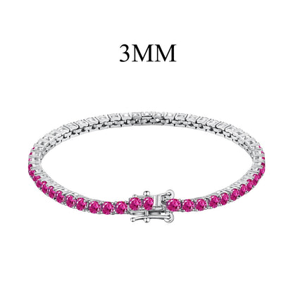 [Clover Jewelrys]Radiant Colorful Round Cut Party Bracelet