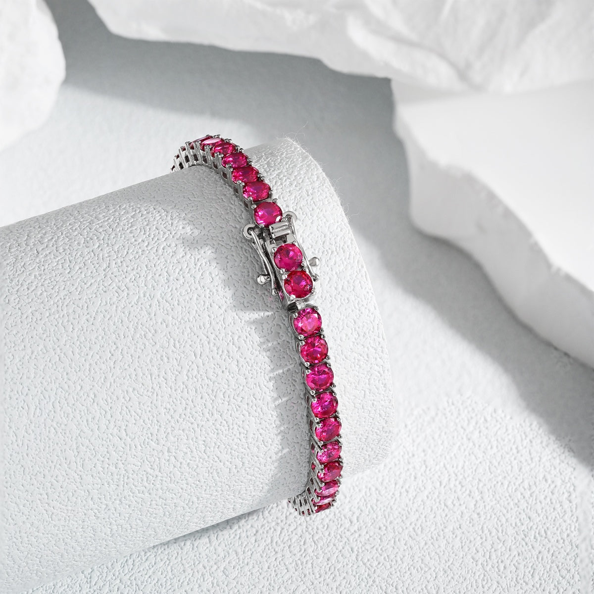 [Clover Jewelrys]Radiant Colorful Round Cut Party Bracelet