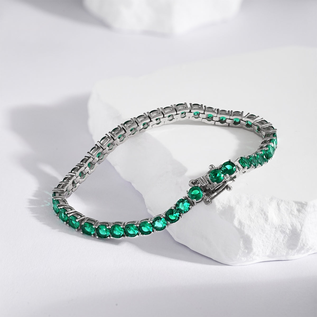 [Clover Jewelrys]Radiant Colorful Round Cut Party Bracelet