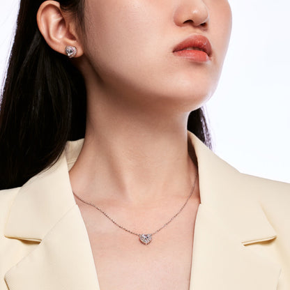 [Clover Jewelrys]Exquisite Heart Shape Necklace