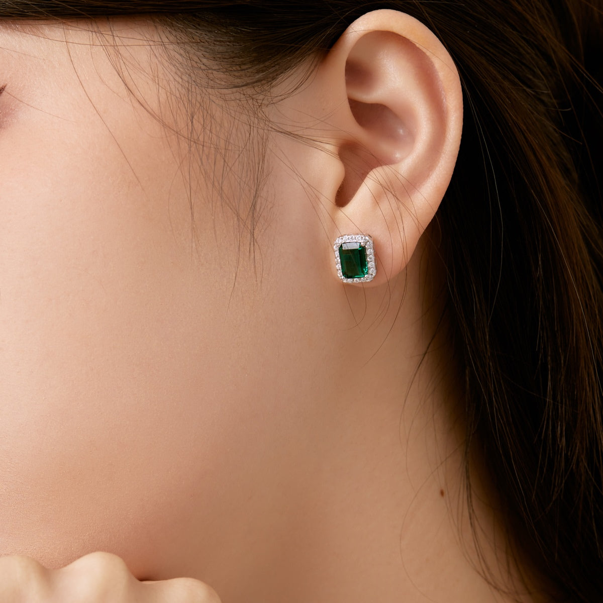 [Clover Jewelrys]Luxurious Dainty Emerald Cut Banquet Earrings