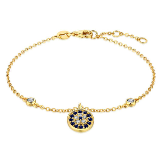 [Clover Jewelrys]Devil's Eye Round Shape Bracelet