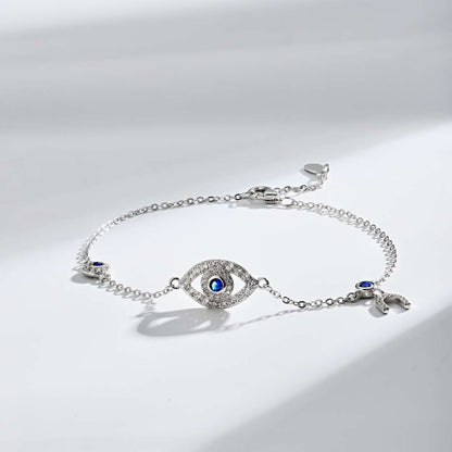 [Clover Jewelrys]Dainty Eye Shape Necklace