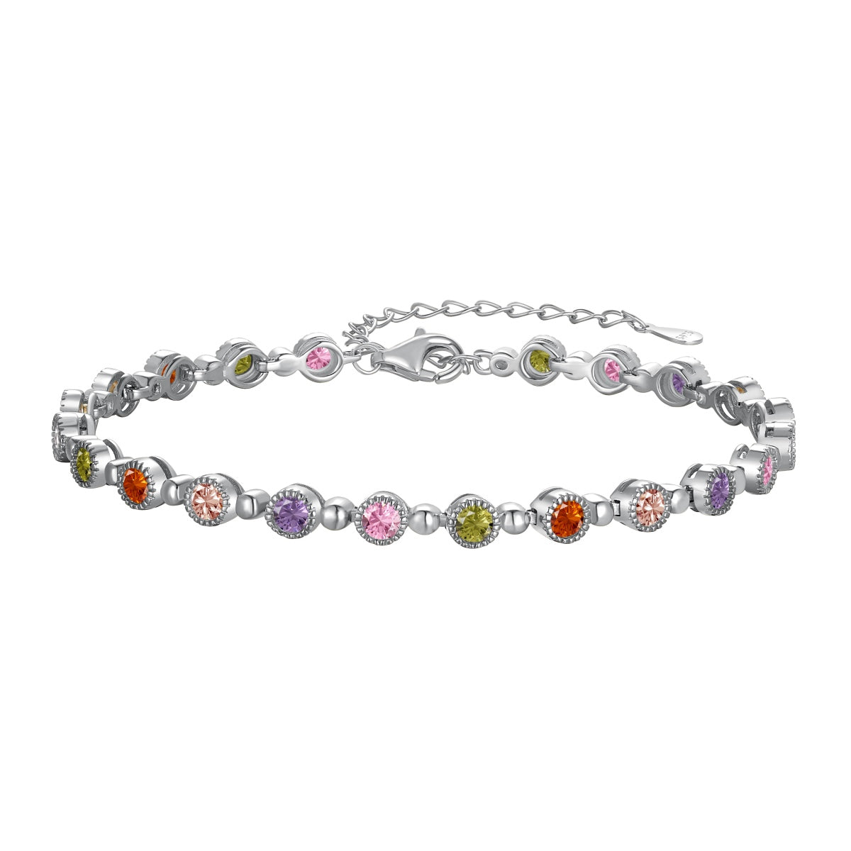 [Clover Jewelrys]Sparkling Exquisite Round Cut Party Bracelet