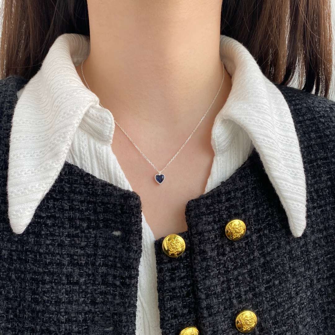 [Clover Jewelrys]Ornate Heart Shape Necklace