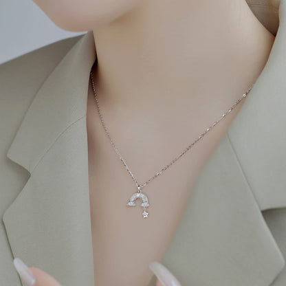 [Clover Jewelrys]Unique Rainbow Star Necklace