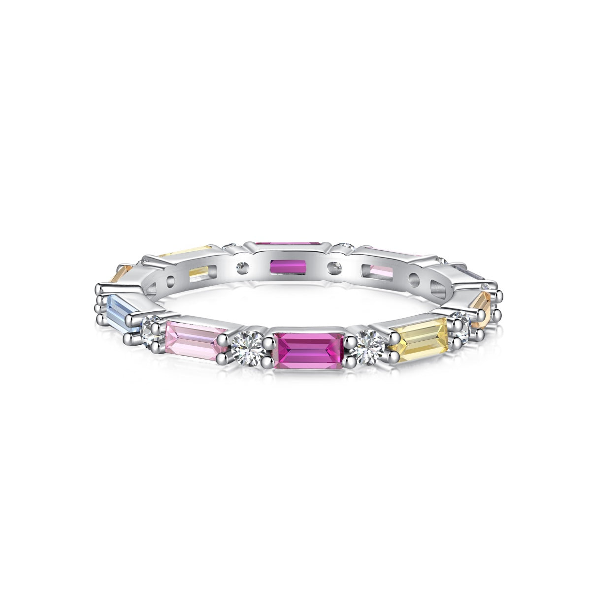 [Clover Jewelrys]Lively In Shades Elegant Radiant Cut Daily Ring