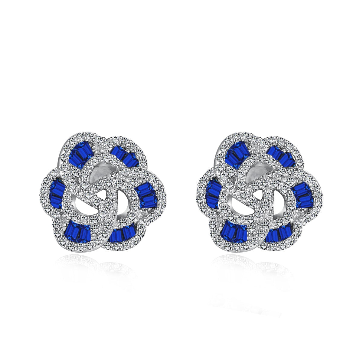 [Clover Jewelrys]Exquisite Flower Shape Daily Earrings