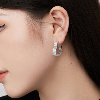 [Clover Jewelrys]Radiant Heart Cutout Earrings