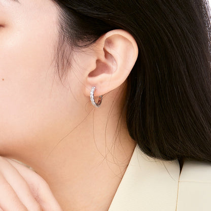 [Clover Jewelrys]Radiant Colorful Round Cut Earrings