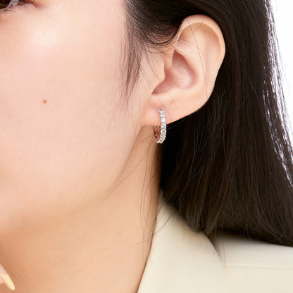 [Clover Jewelrys]Radiant Colorful Round Cut Earrings