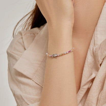 [Clover Jewelrys]Delicate Romantic Heart Shape Lover Bracelet