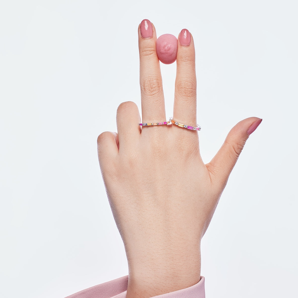 [Clover Jewelrys]Lively In Shades Elegant Radiant Cut Daily Ring