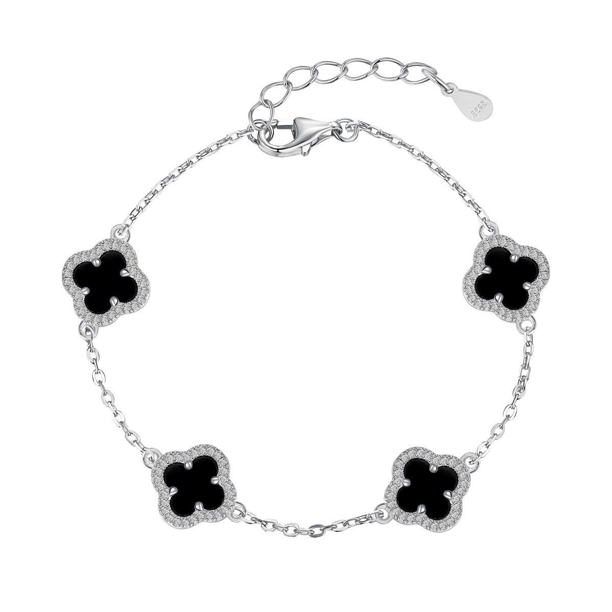 [Clover Jewelrys]Four-Leaf Clover Exquisite Bracelet