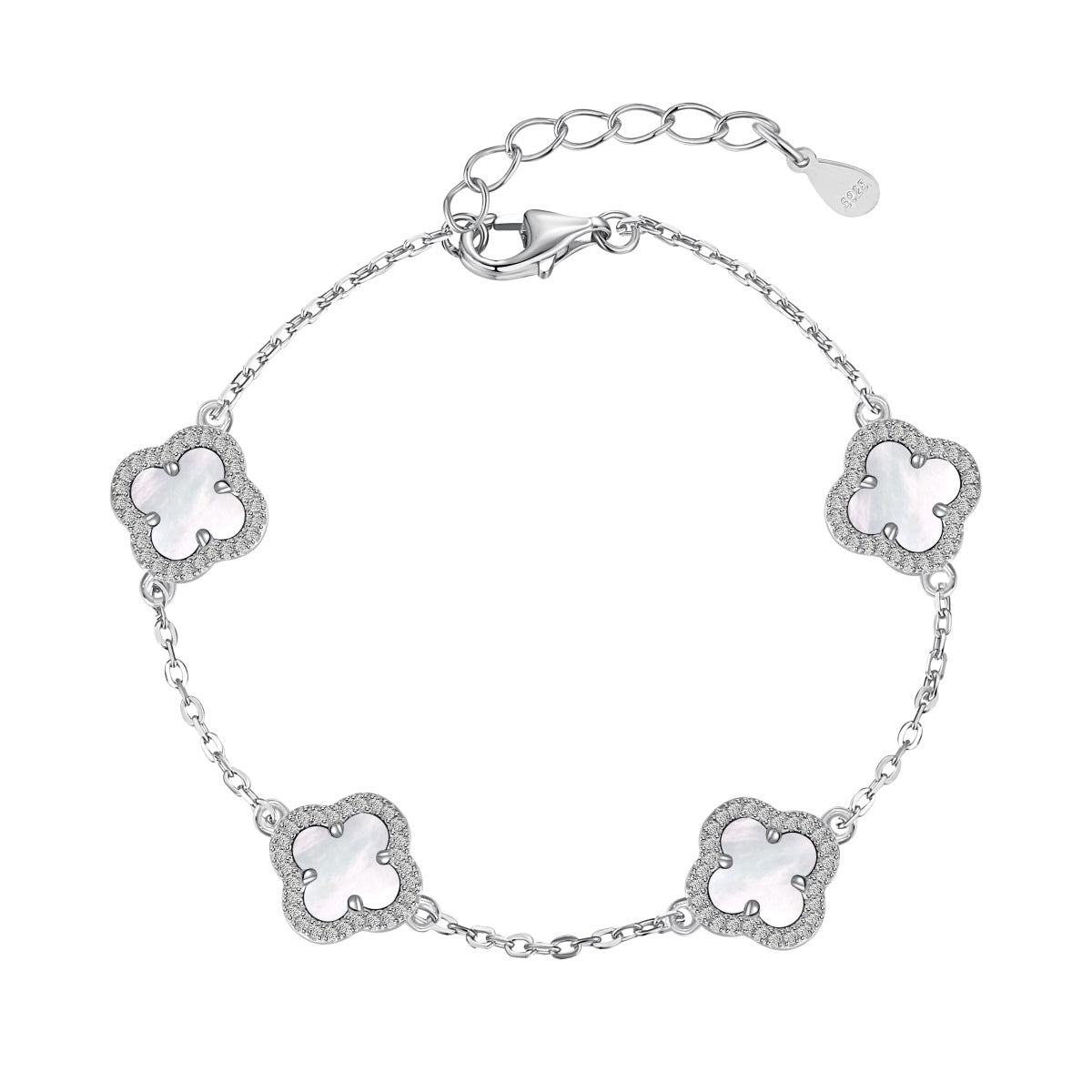 [Clover Jewelrys]Four-Leaf Clover Exquisite Bracelet