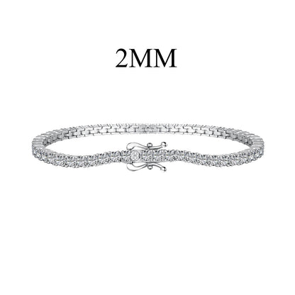 [Clover Jewelrys]Dazzling Exquisite Round Cut Daily Bracelet