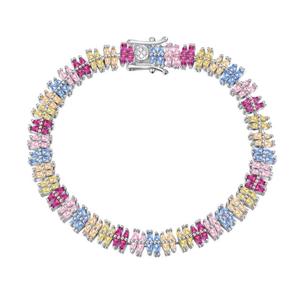 [Clover Jewelrys]Sparkling Exquisite Multi Cut Party Bracelet