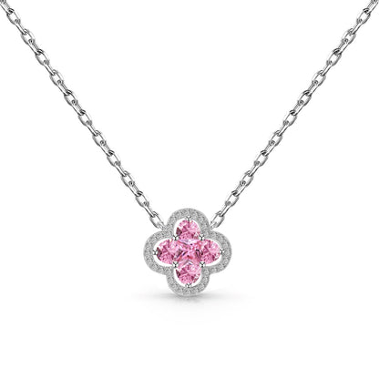 [Clover Jewelrys]Spliced Lucky Four-Leaf Clover Versatile Necklace