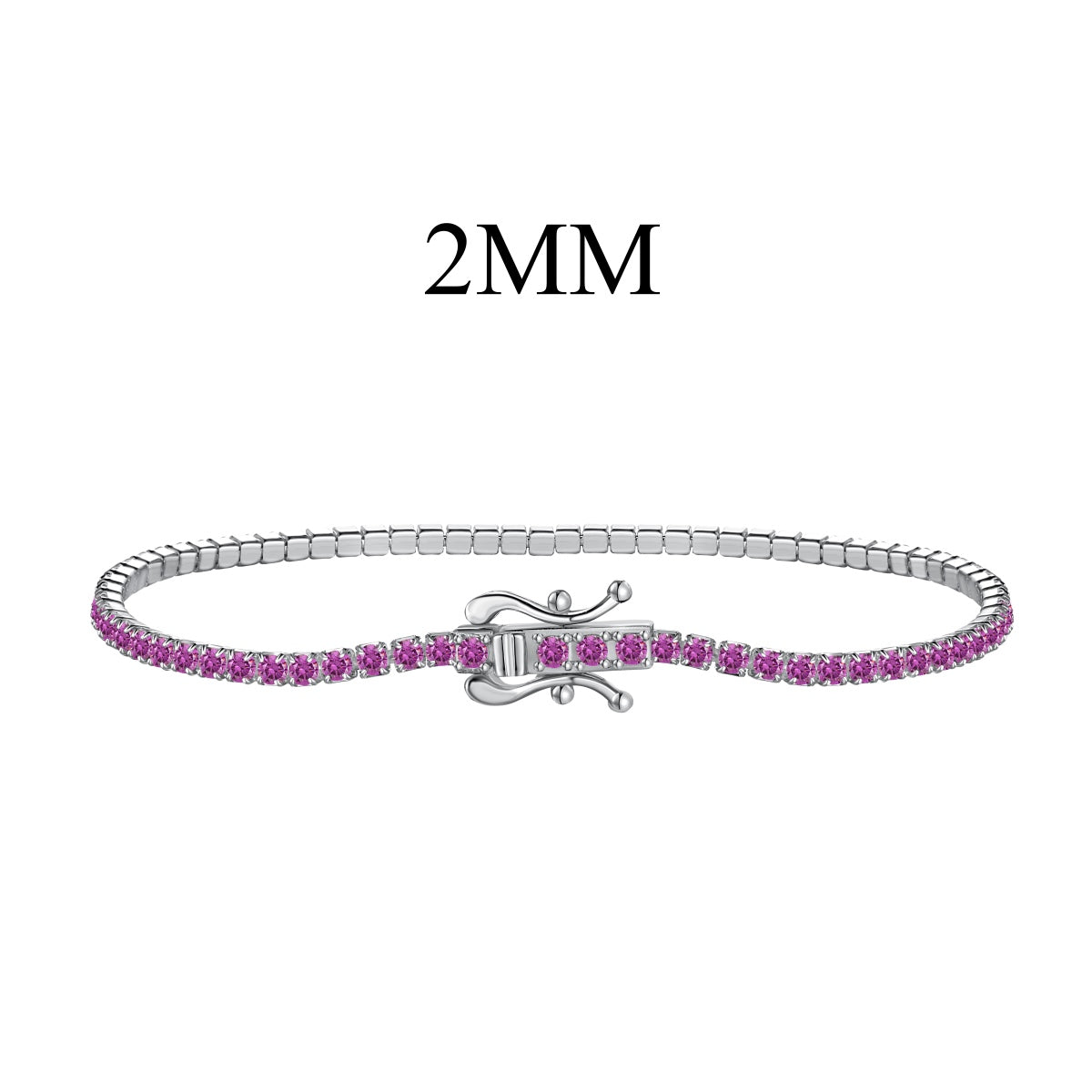 [Clover Jewelrys]Radiant Colorful Round Cut Party Bracelet