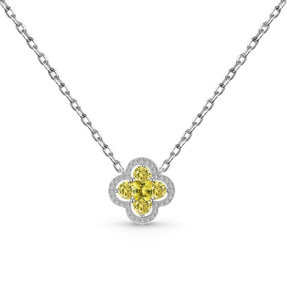 [Clover Jewelrys]Spliced Lucky Four-Leaf Clover Versatile Necklace