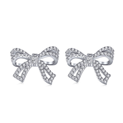 [Clover Jewelrys]Dainty Bow Shape Earrings