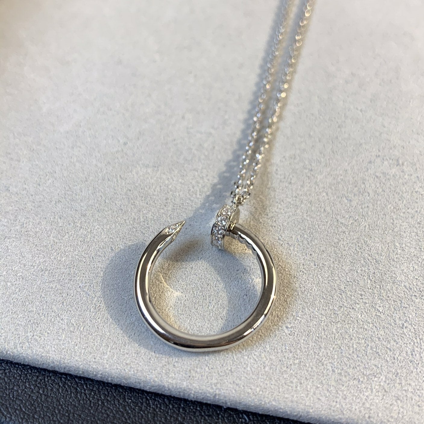 [Clover Jewelrys]JUSTE NECKLACE SILVER