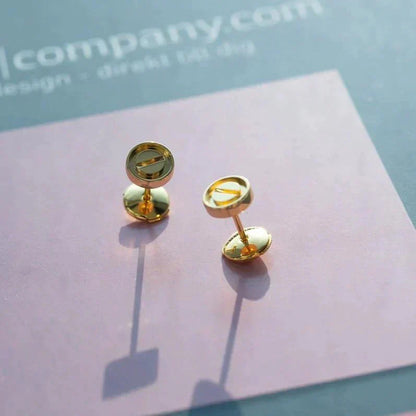 [Clover Jewelrys]LOVE EARRINGS GOLD 10MM